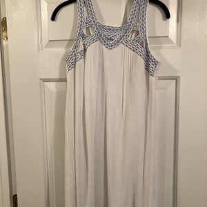 Blue and White dress